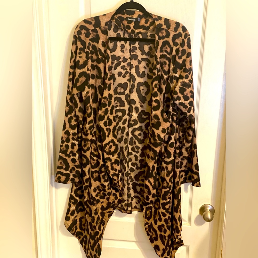 Leopard Print Kimono